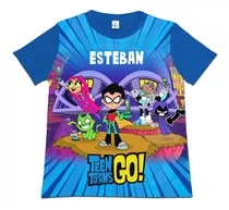 Franela Camisa Niño Teen Titans Go En Poliester