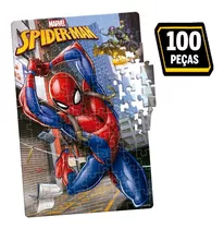 Quebra Cabeça 100 Peças Marvel Homem Aranha - Toyster 8013