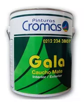 Pinturas Cromas Caucho Gala Gris Concreto Galon 4l