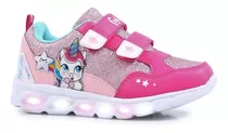 Zapatillas Footy Hi! Unicornio Batik Luz Led Niñas Hi406/7