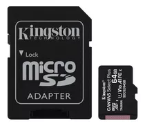 Tarjeta De Memoria Kingston Sdcs2 Con Adaptador Sd 64gb