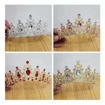 Corona Diadema Tiara Moda Reinas Princesas Quinceañera 