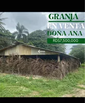 Granja De Pollo En Venta Rd$7,500,000