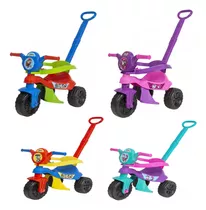 Motoca Triciclo Infantil 3 Rodas Menino Menina Empurrador