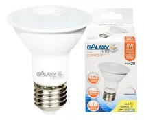 Lâmpada Led Galaxy Par20 Dimerizável 8w 2700k 525lm Biv. E27