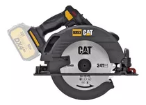 Sierra Circular Caterpillar Sin Bateria 18v 185mm Dx53b Cat Color Negro Frecuencia 0