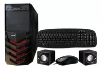 Case Combo Altek 4200 Torre Atx Mouse Teclado Parlantes