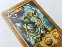Card Mythomania- Zeus- Número 01- Elma Chips