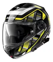 Casco Abatible Nolan 100-5 Plus Starboard 46 Negro/amarillo