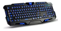 Teclado Usb Brobotix 420028 Ergonómico Iluminación Rgb /v