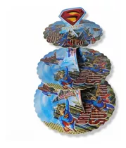 Base Cupcake Ponquesito Superman Fiesta Super Heroe Reusable