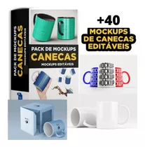 Mega Pack De Mockups De Canecas Editáveis Em Psd