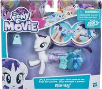 My Little Pony La Pelicula Modo Mar Y Tierra Rarity Figura