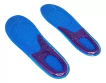 Plantillas Gel Silicona Ortopédicas Antideslizante Gamuza ® Color Azul Tamaño De La Plantilla Universal