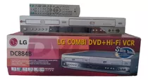 Dvd Player + Vídeo Cassete LG Vcr Combi Hi-fi Stéreo T/linha