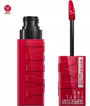 Labial Líquido Maybelline Superstay Vinyl Ink 4.2 Ml Acabado Gloss Color Wicked 50