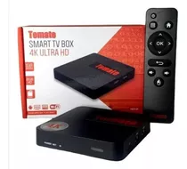 Smart Tv Box 4k Tomate Transforma Sua Tv Em Smart  Preto 