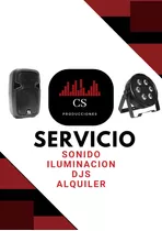 Alquiler Sonido Iluminacion Dj Parlante Luces Humo Audio 