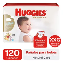 Pañales Huggies Natural Care - Paq 120 Un Talla Xxg