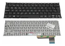 Teclado Para Vivobook Asus X202e X202 X201e Padrão Br Com Ç Cor Preto