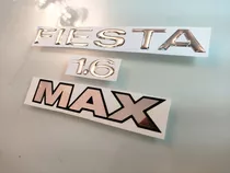 Kit Emblema Fiesta + 1.6 + Calcomania Max