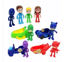 Heroes En Pijama Pjmasks Colección Carros Juguete 