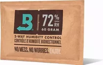 Boveda Paquete Control Humedad 72% Rh Para Tabaco 60g Sobre