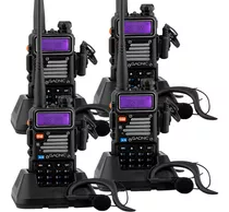 Radio Handy X4 Bi-banda 2,5 Ppm 128ch Hasta 12km Gadnic Vhf Color Negro