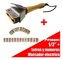Marcador Electrico Cautin Para Llantas 1/2 + Letras +números