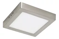 Plafon Led Techo Cuadrado Platil Marca: Candil 6w Luz Calida/fria 12cm X 12cm Plafon Led Super Bajo Consumo  