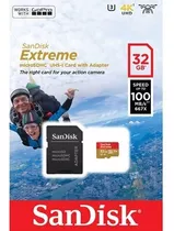 Sandiskextreme 32gb 4k (adap. Microsdxc A Sd Incluido)*itech