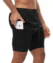 Short Deportivo Para Hombre Con Licra  Gym Fitness Insane  