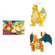 Figura Kit Para Armar Pokémon Charizard Y Dragonite Bandai
