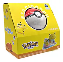 Caja Figura Pokemon Summer Pikachu Y Pokebola Coleccionable
