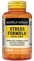 Stress Formula Zinc & Complejo B Reduce Tu Estrés 60tabletas