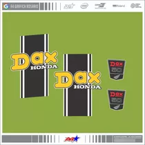 Calcos Para Honda Dax St70 Ct70 - Vinilo Premium Frame 2