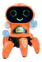 Juguete Robot Bailarín Con Luces Y Sonido 