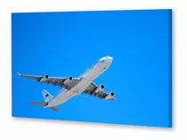 Cuadro 20x30cm Avion Cielo Aeronave Aerolinea Viajes P1