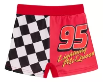 Malla Short Lycra Cars Rayo Mcqueen Disney Oficial Niños 