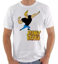 Camiseta Camisa Johnny Bravo Desenho Anime Filme Nerd 