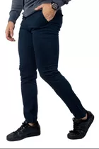 Pantalon De Vestir Corte Chino Hombre Elastizado Chupin