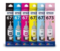 Tinta Epson T673 Negro O Colores L805 L810 L850 Factura