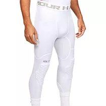 Under Armour Gameday Armor 2pad 3/4 Tight Bball-wht, Sm