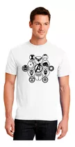 Polera Manga Corta Unisex Símbolos De Los Avengers