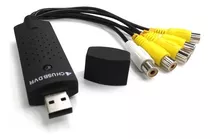 Capturadora Usb Easycap Dvr 4ch - Seguridad Cctv