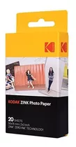 Kodak 2x3 Sticky-backed Zink Photo Paper Paquete De 20