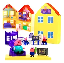 Casita Peppa Pig Original Con Figuras Y Accesorios - El Rey