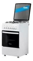 Cocina Tem Maia A Gas/eléctrica 4 Hornallas  Blanca 220v - 240v Puerta Con Visor 52l