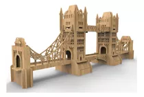 Ponte De Londres London Bridge Puzzle 3d Mdf *frete Grátis