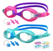 Lentes Natación Para Niños, Gafas Protección Uv Antivaho